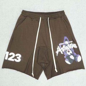 RIVINGTON ROI REBIS Purple Rabbit Brown Summer Shorts